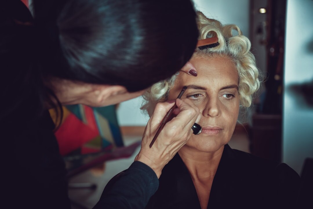 celebrity makeup application